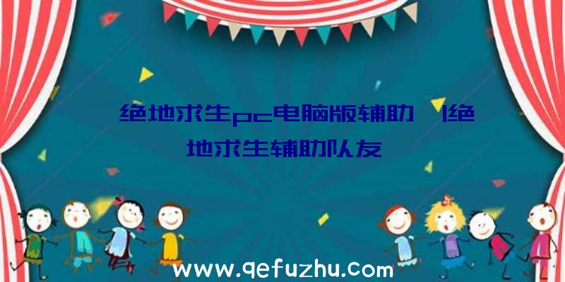 「绝地求生pc电脑版辅助」|绝地求生辅助队友